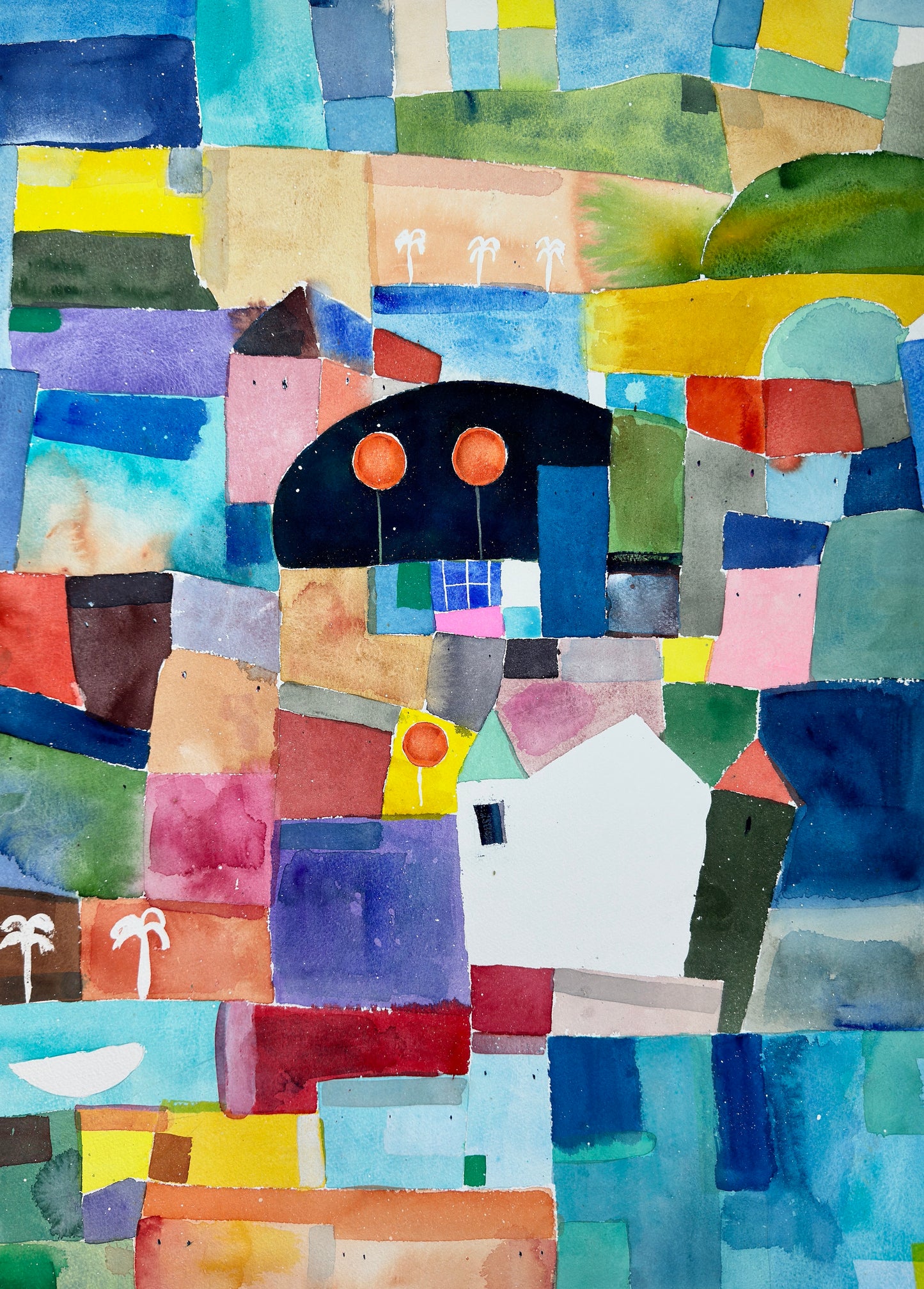 An Away Feel (Original, Signed and Framed)