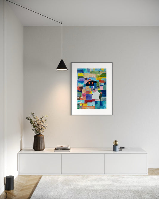 An Away Feel (Original, Signed and Framed)