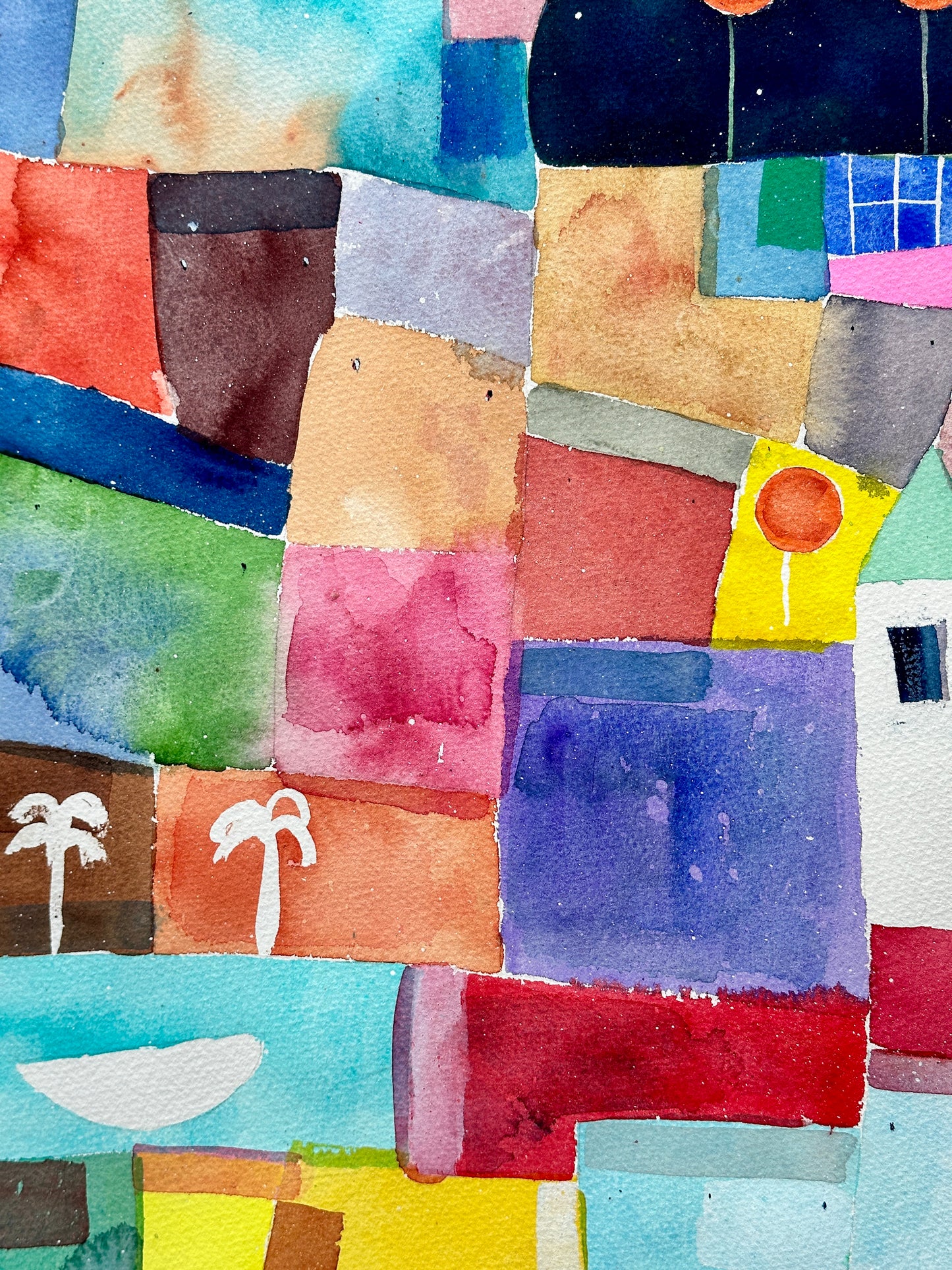 An Away Feel (Original, Signed and Framed)