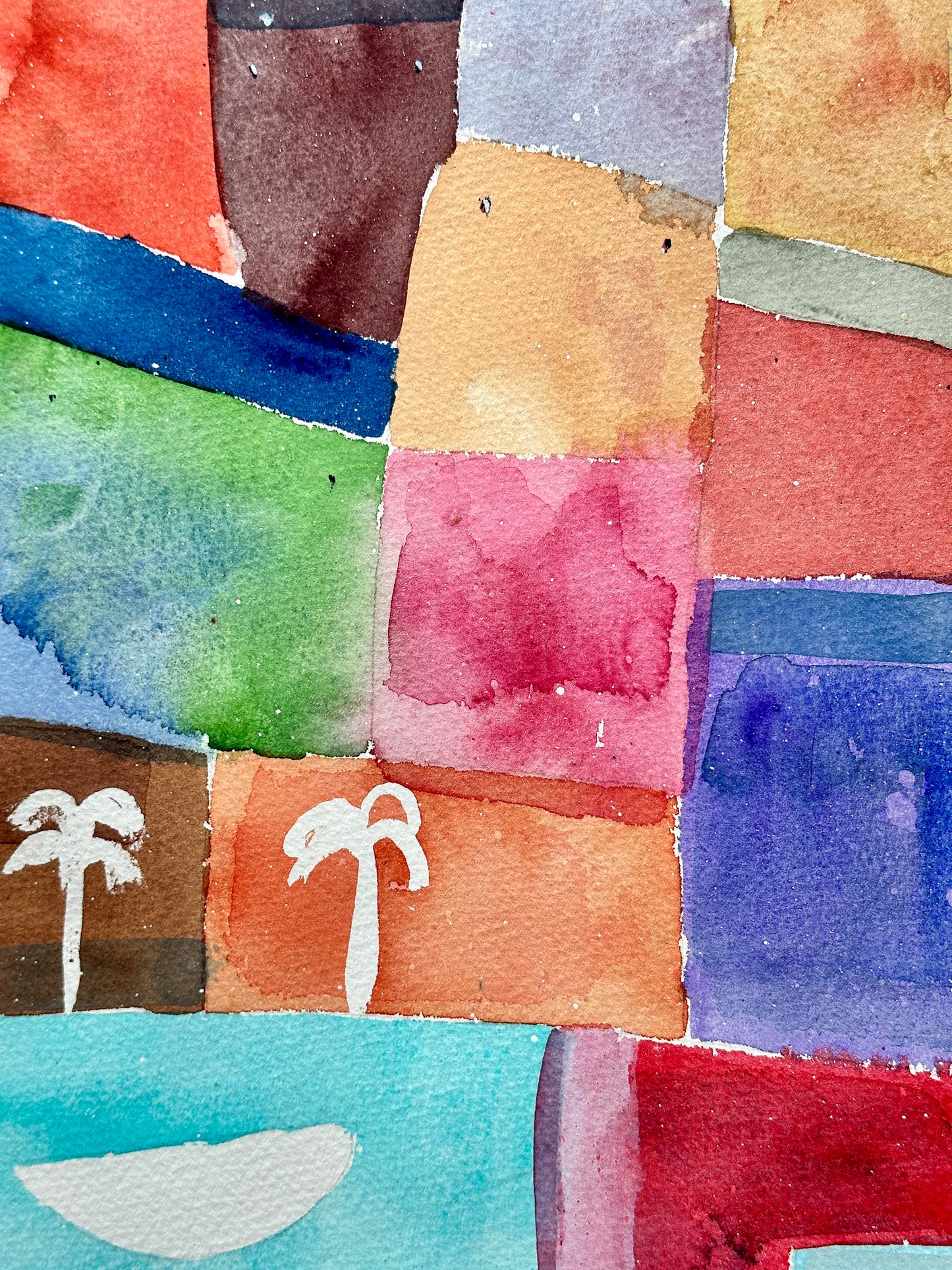 An Away Feel (Original, Signed and Framed)