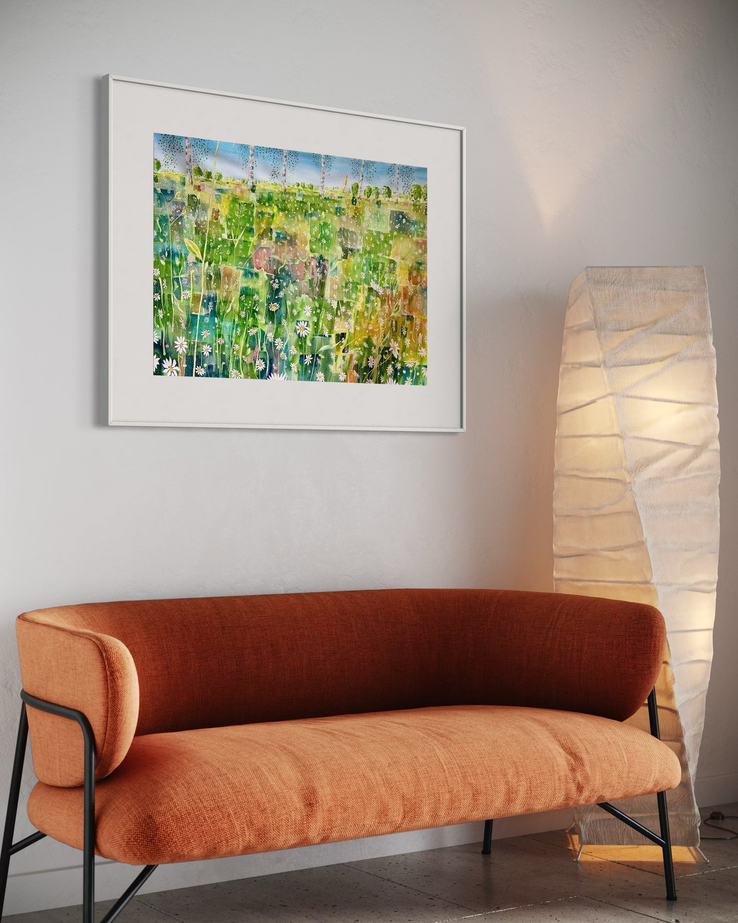 When we walked the things we saw (Original, Signed and Framed)