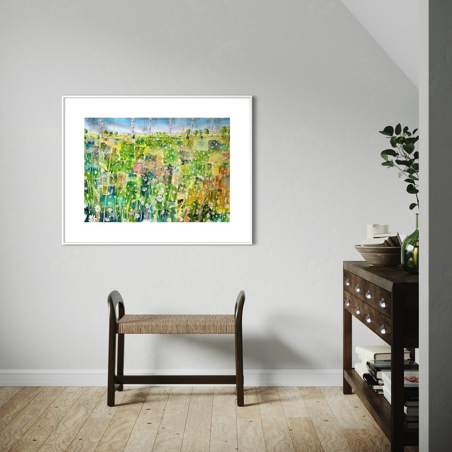 When we walked the things we saw (Original, Signed and Framed)