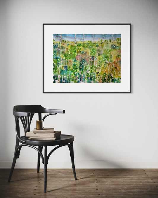 When we walked the things we saw (Original, Signed and Framed)