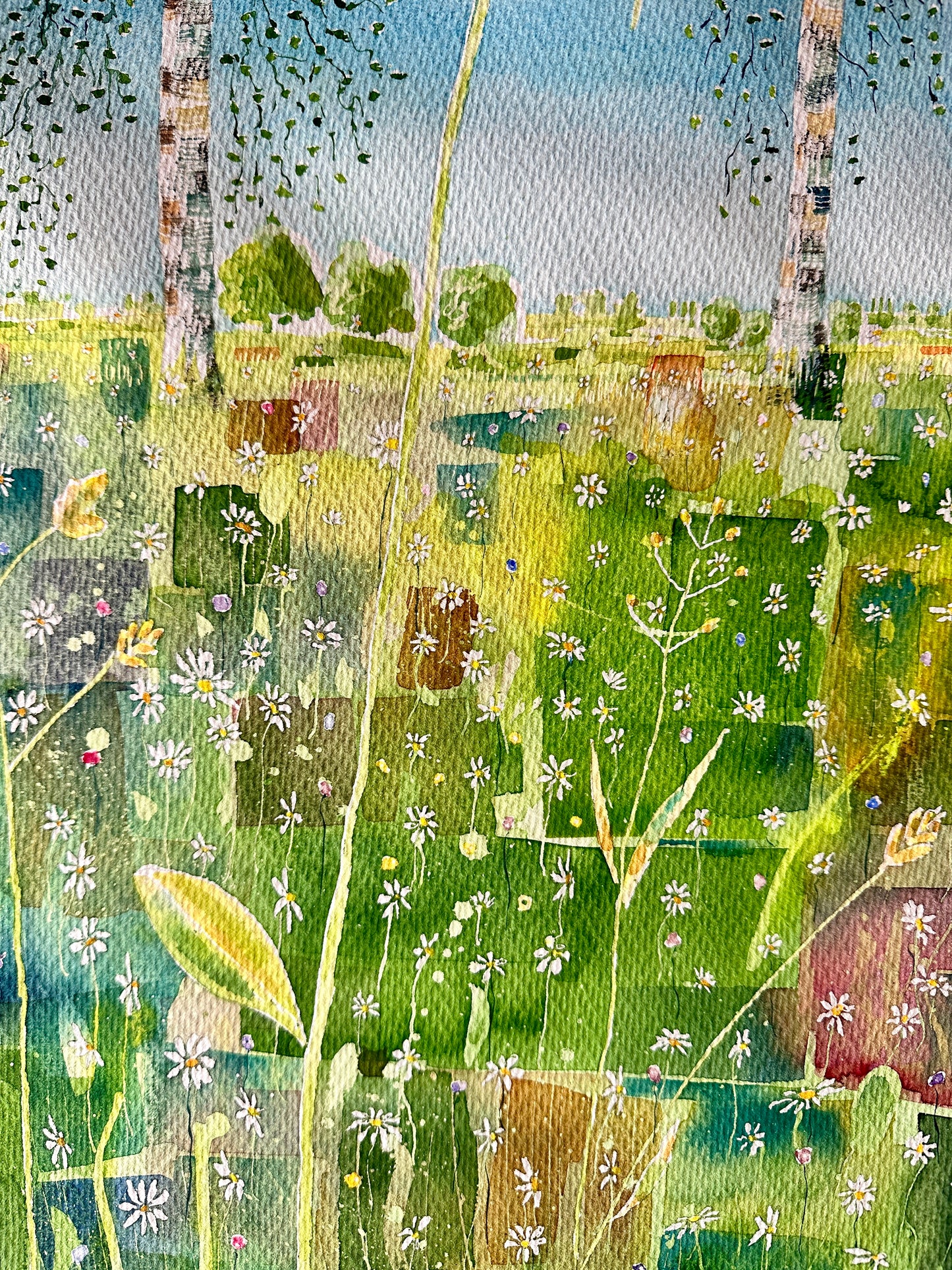 When we walked the things we saw (Original, Signed and Framed)