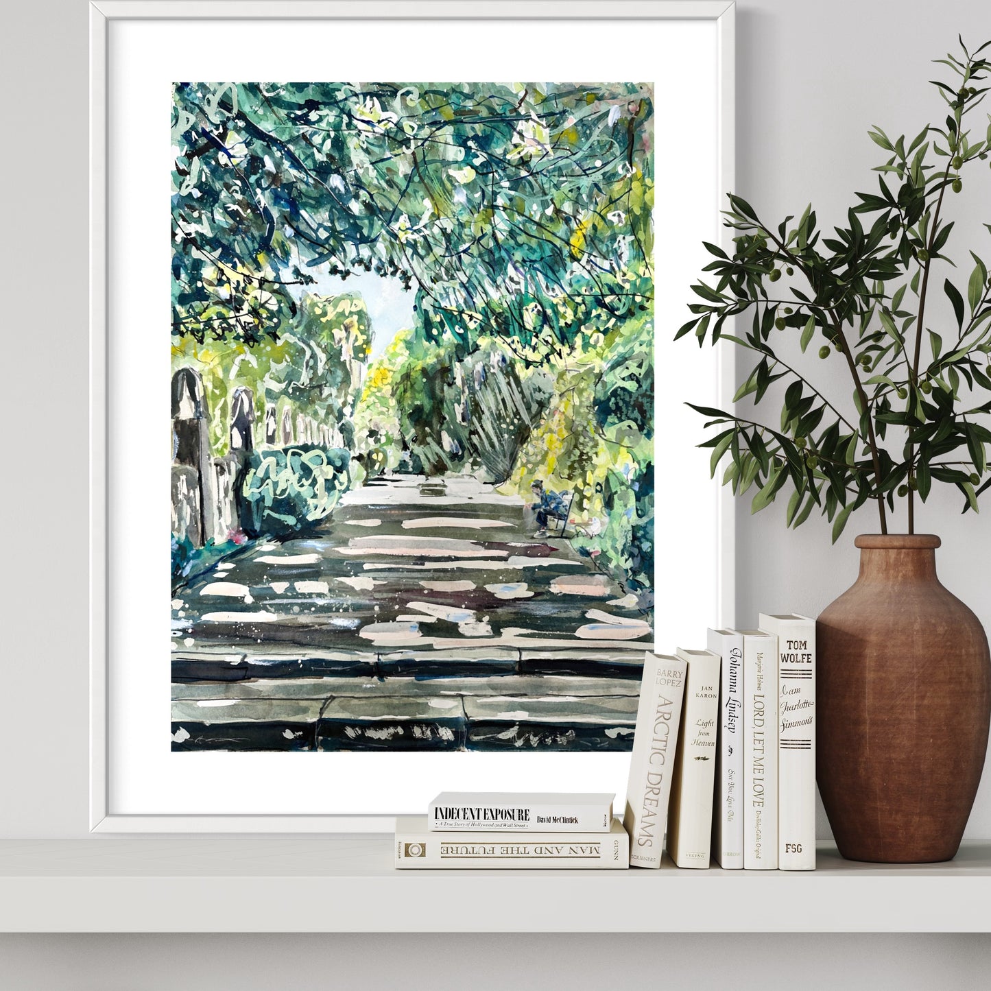Praying. Not Scrolling (Original, Signed and Framed)
