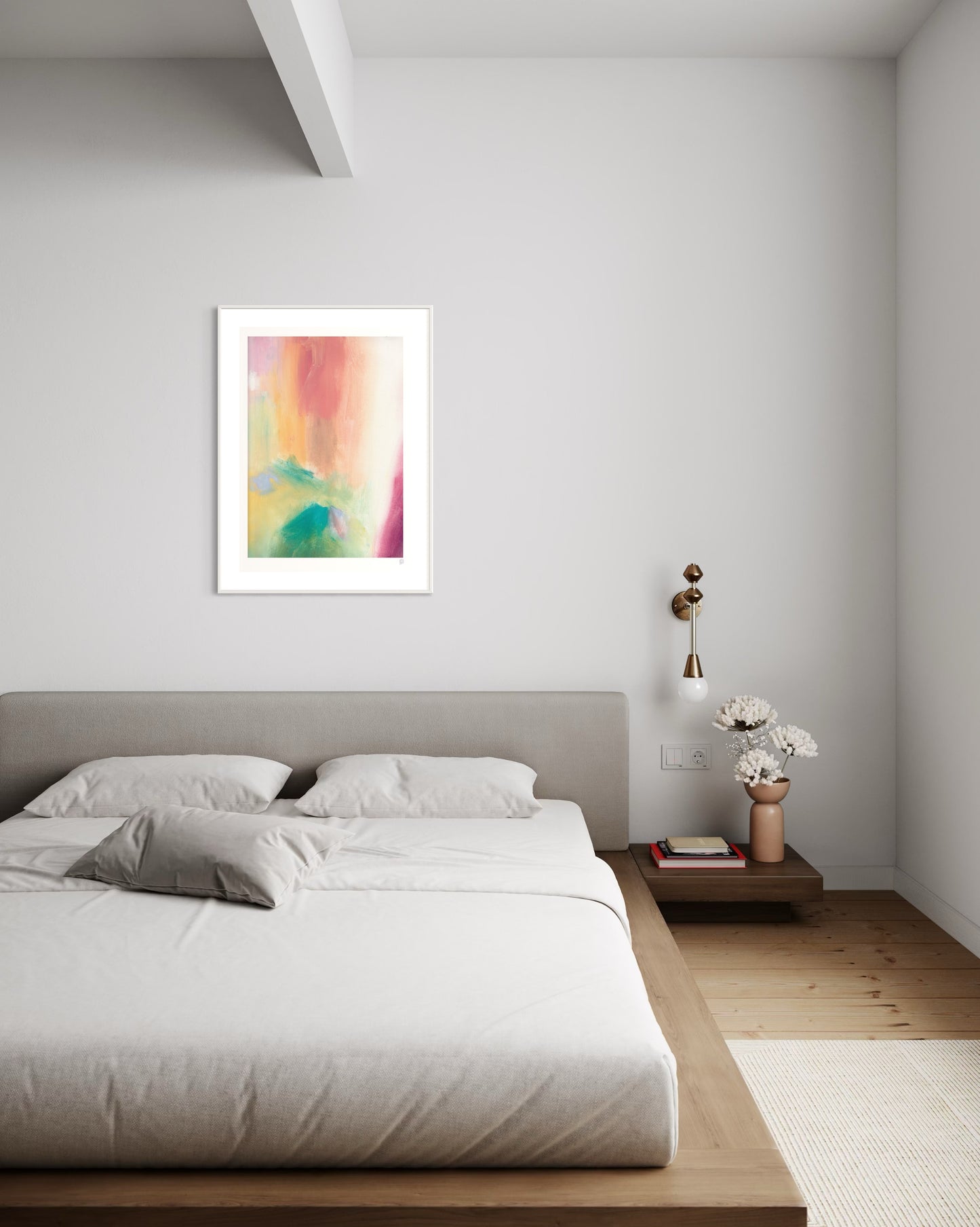 Limited Edition Print - On the hills a beautiful sunset