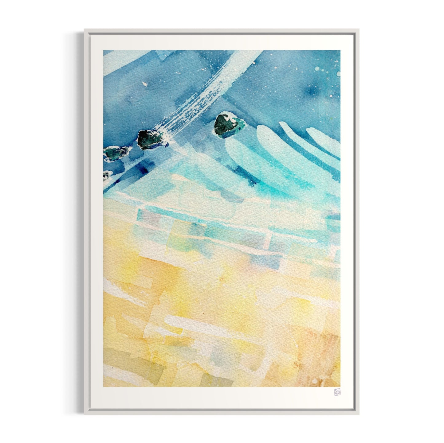 Limited Edition Print - Lets go swimming