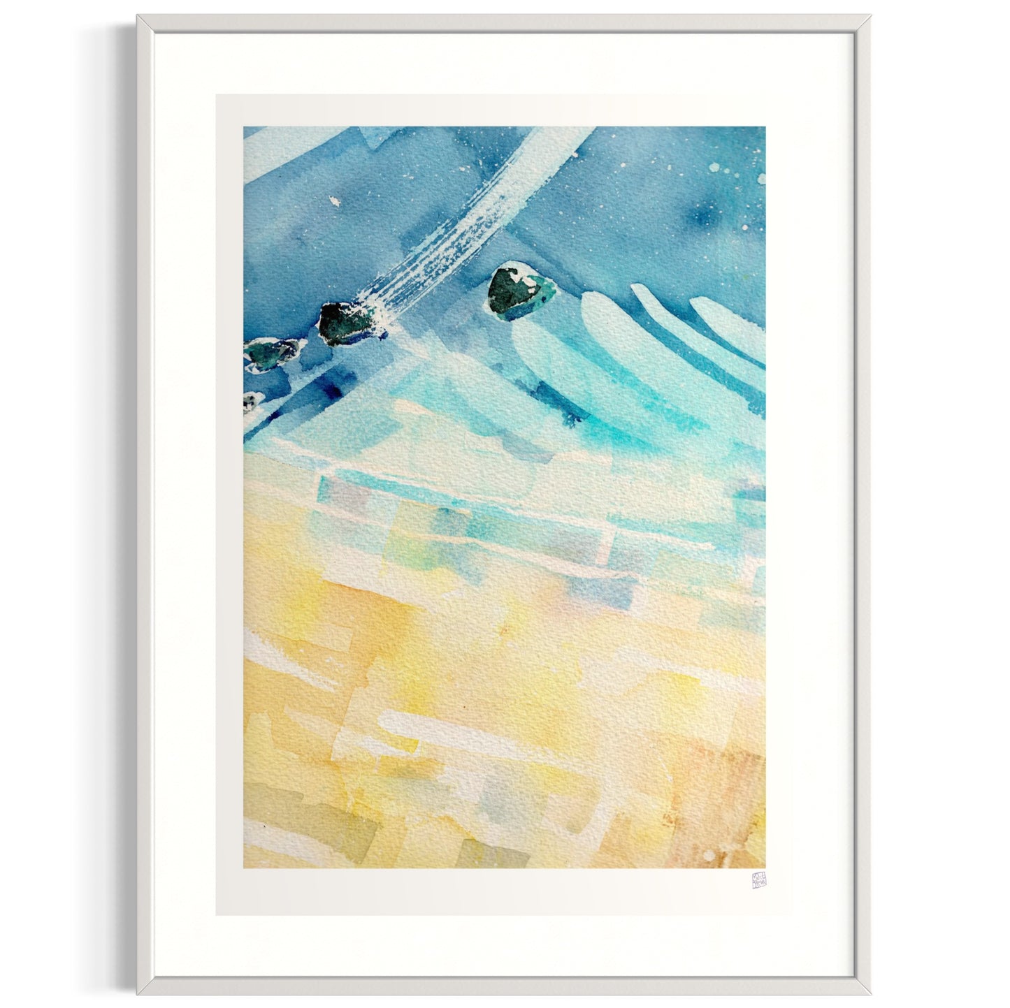 Limited Edition Print - Lets go swimming