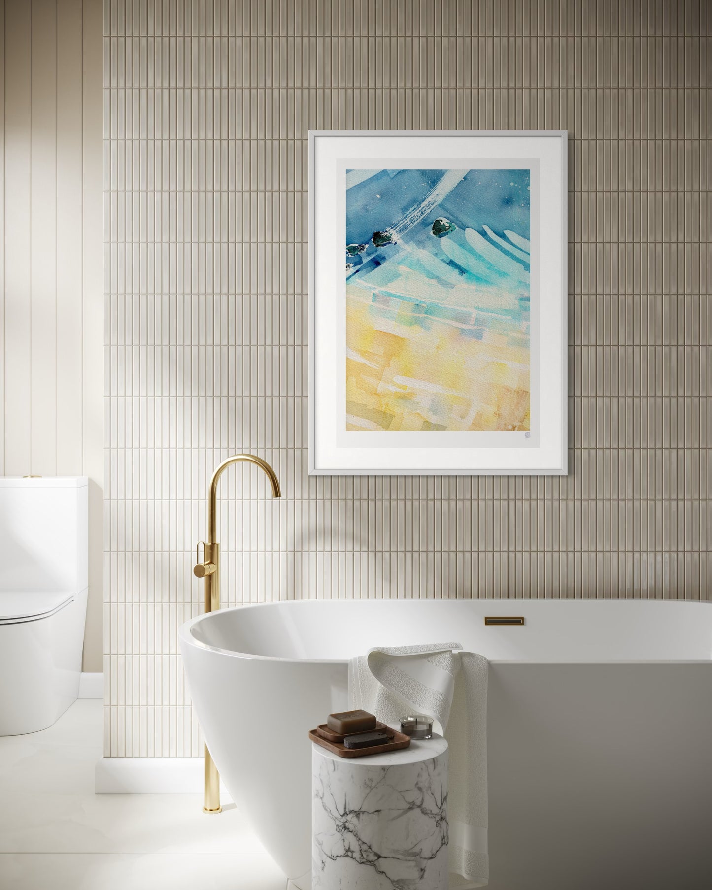 Limited Edition Print - Lets go swimming