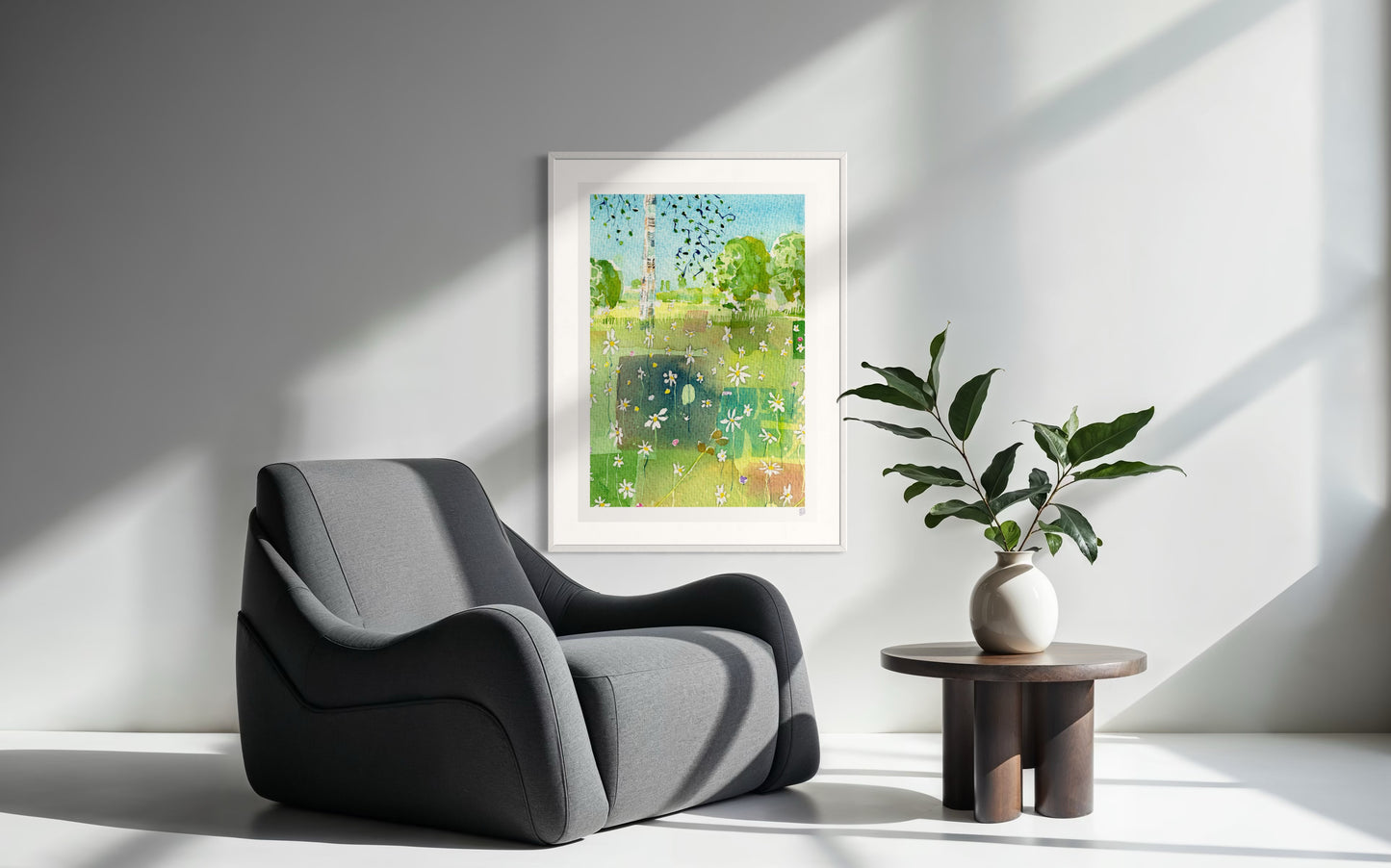 Limited Edition Print - Sunny day birch tree