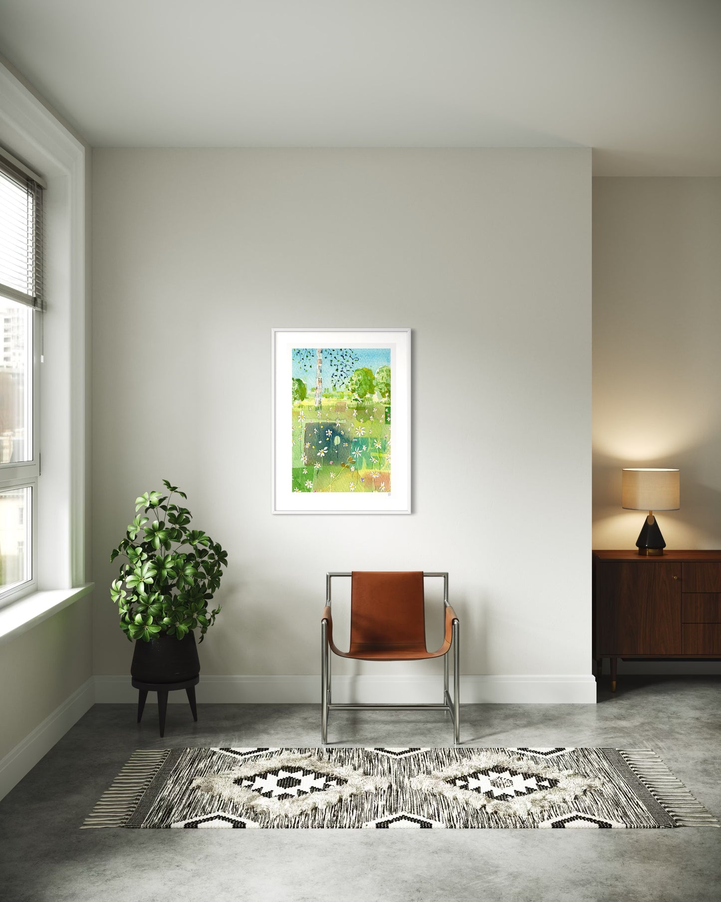 Limited Edition Print - Sunny day birch tree