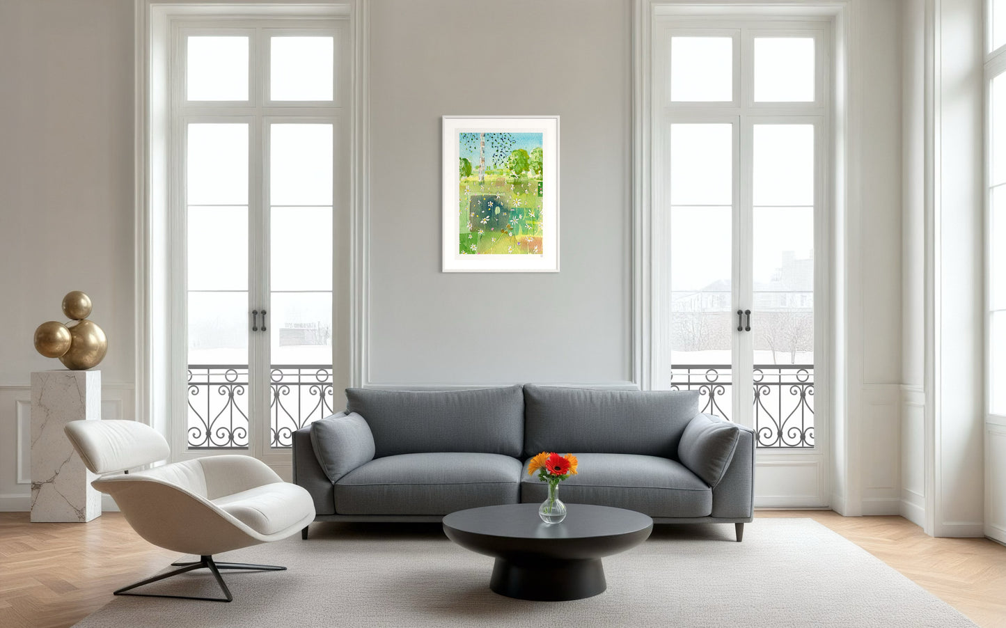 Limited Edition Print - Sunny day birch tree