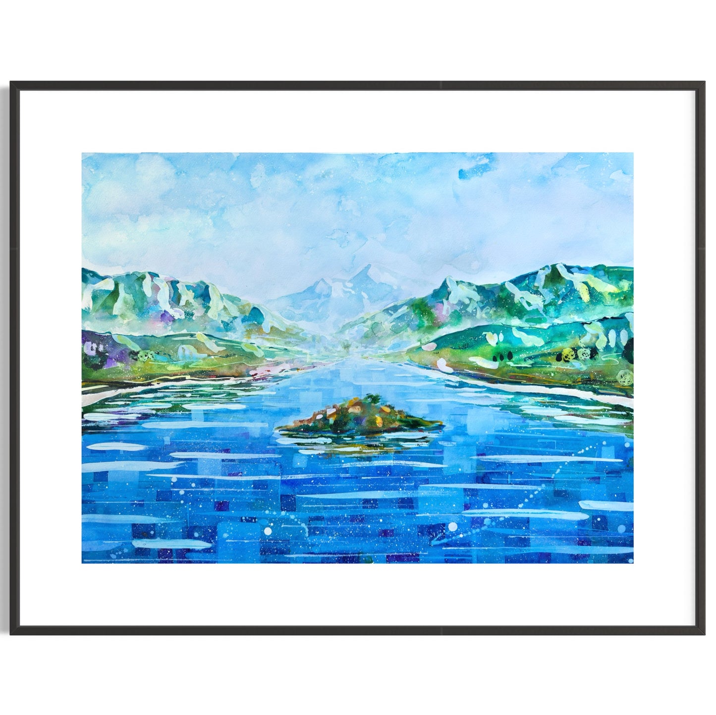 Across the bay (Original, Signed and Framed)