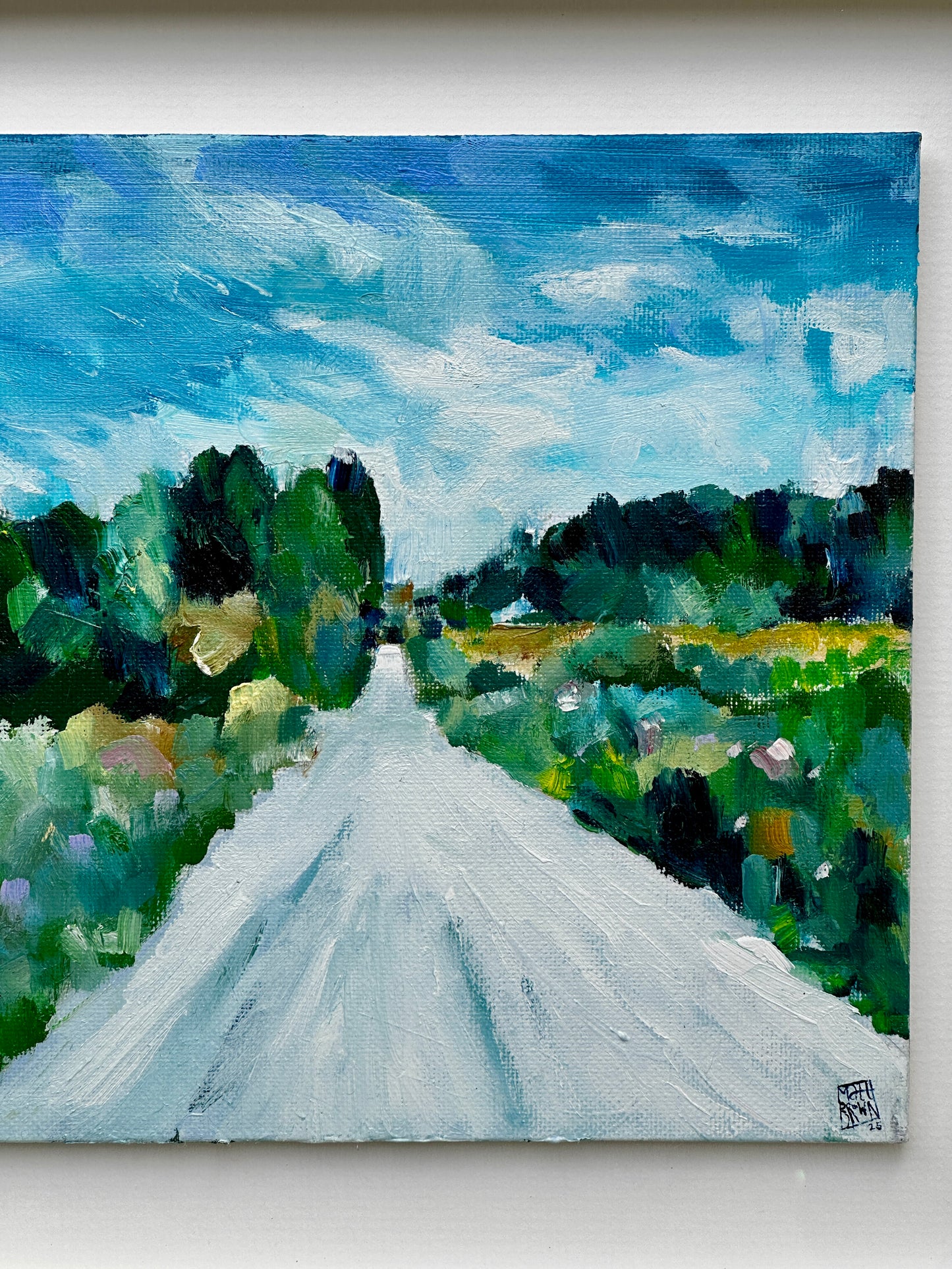 Walking home (Original, Signed and Framed)