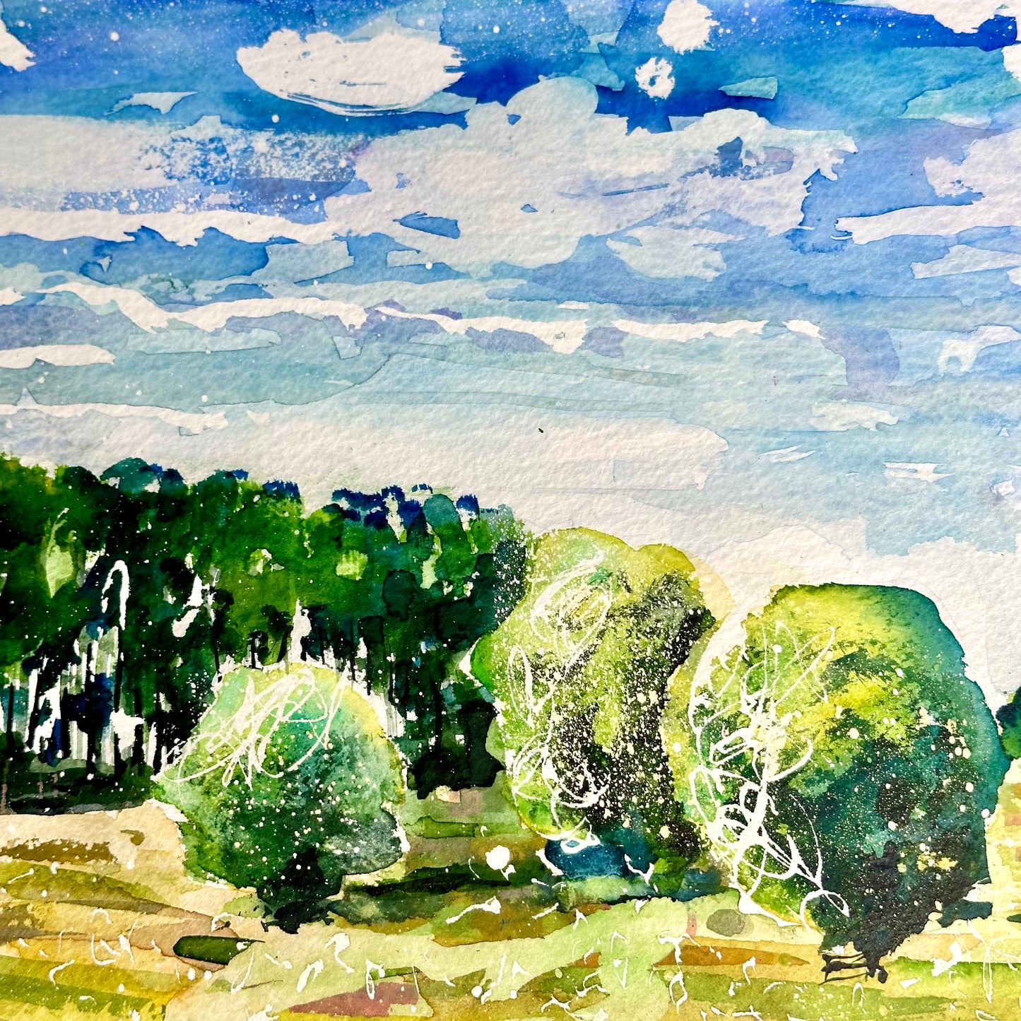The Green Fuse (Original, Signed and Framed)