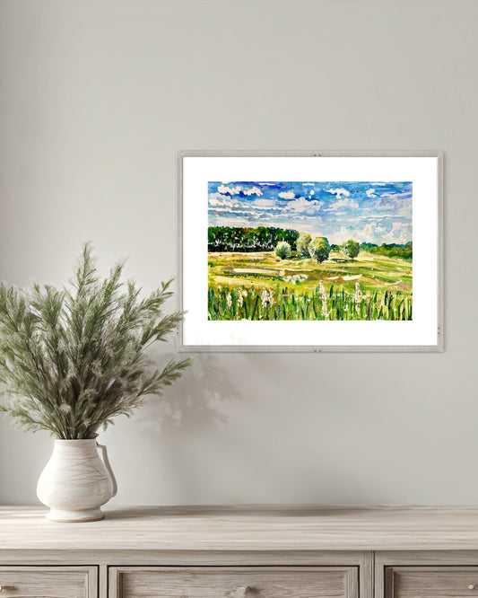 The Green Fuse (Original, Signed and Framed)