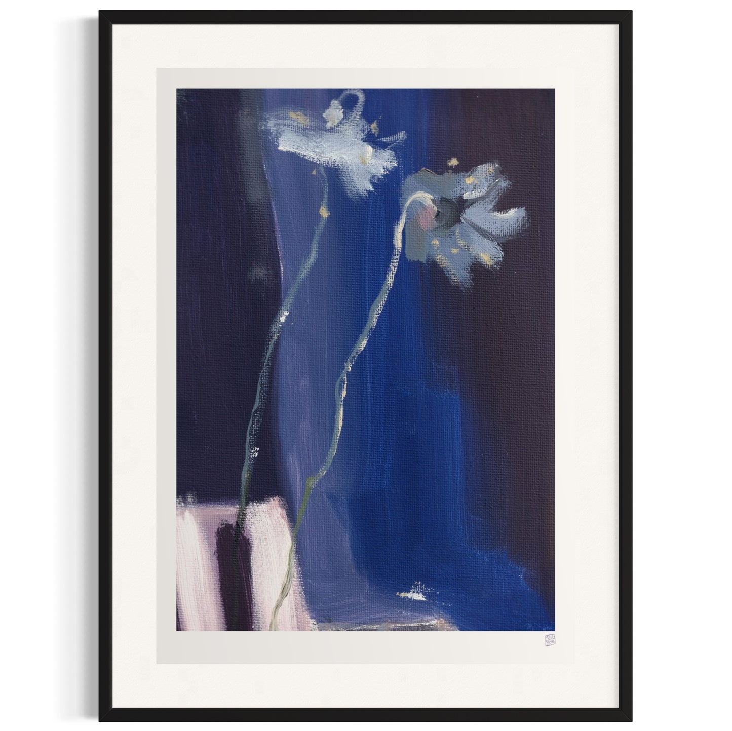 Limited Edition Print - Two on Blue