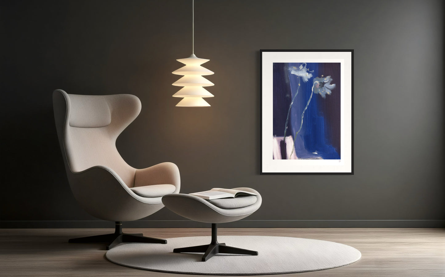 Limited Edition Print - Two on Blue