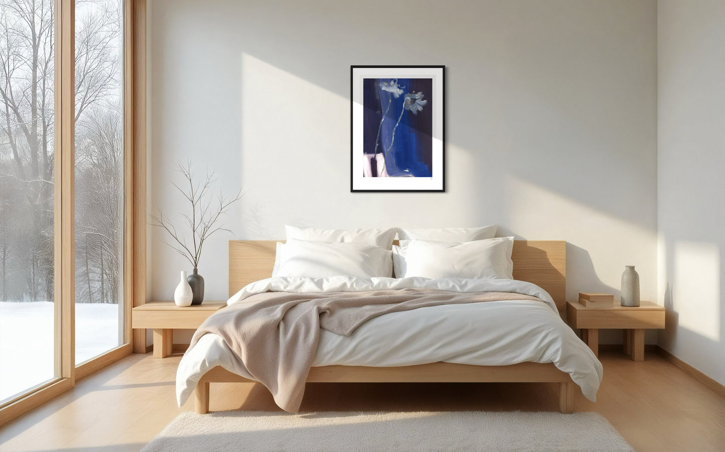 Limited Edition Print - Two on Blue