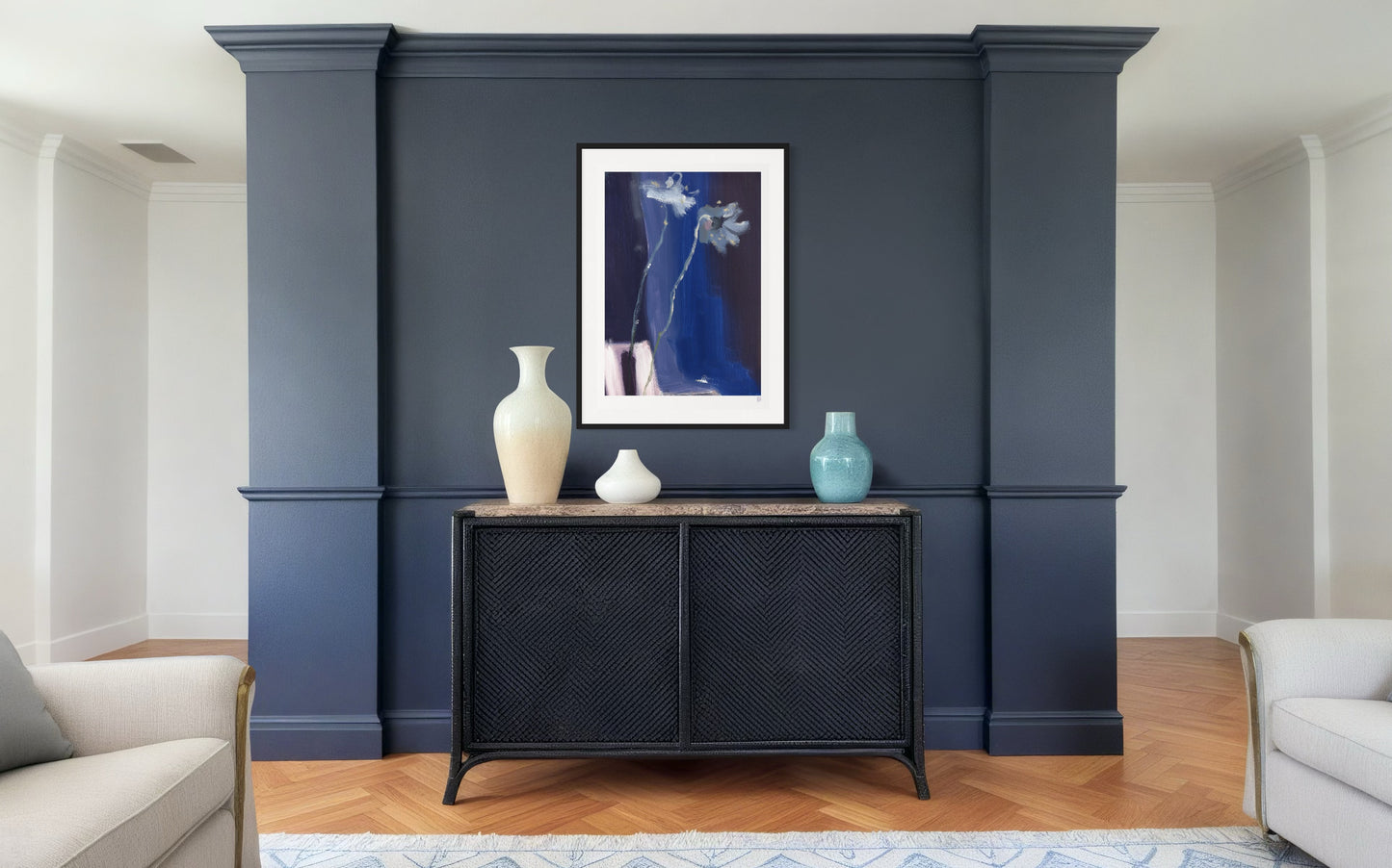Limited Edition Print - Two on Blue