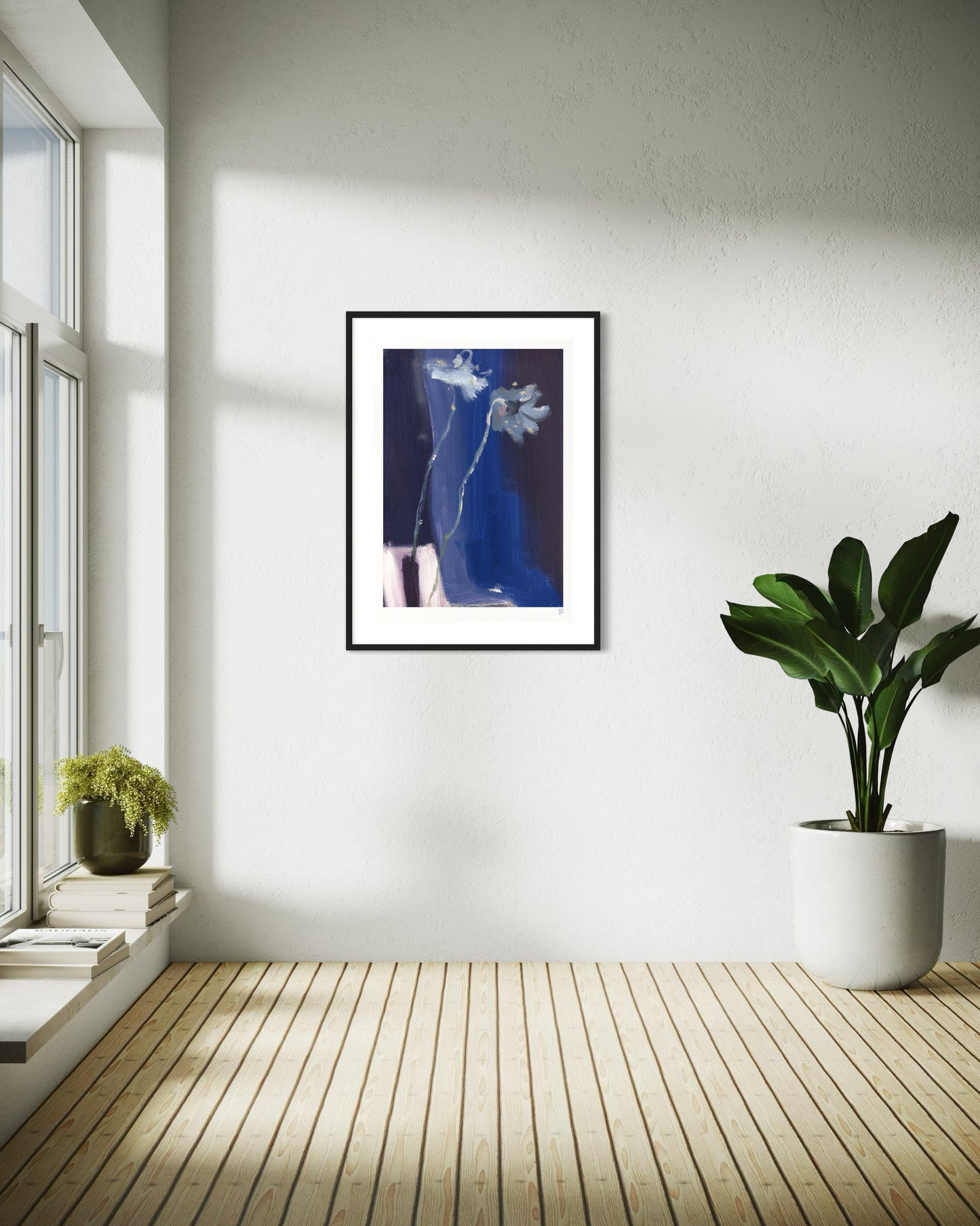 Limited Edition Print - Two on Blue