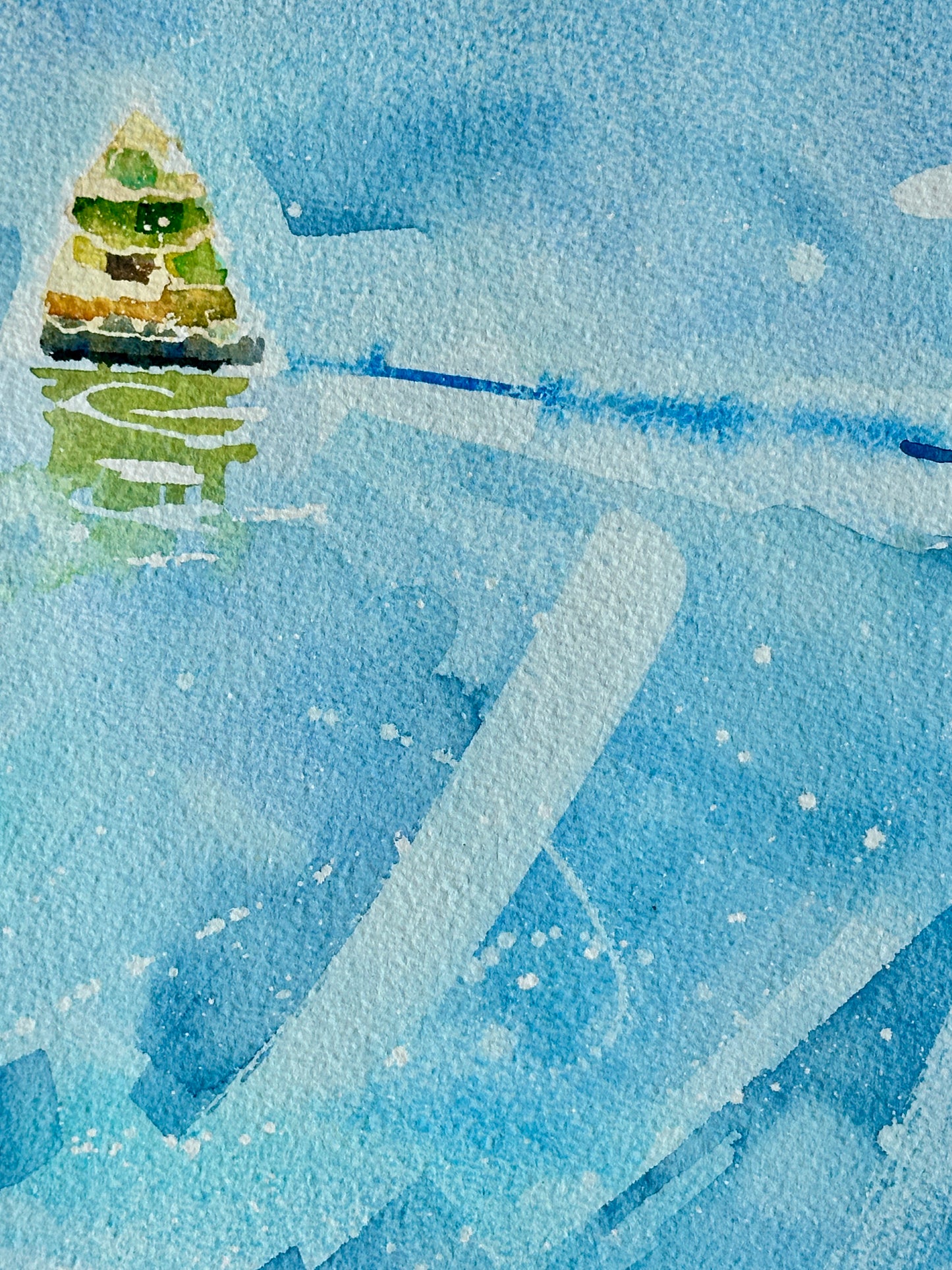 You. Me. And the big blue Sea (Original, Signed and Framed)