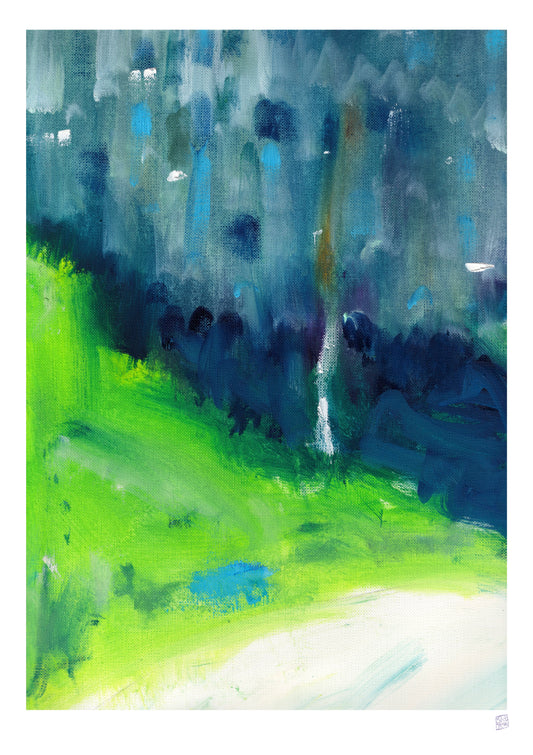 Limited Edition Print - Light on the Good Track