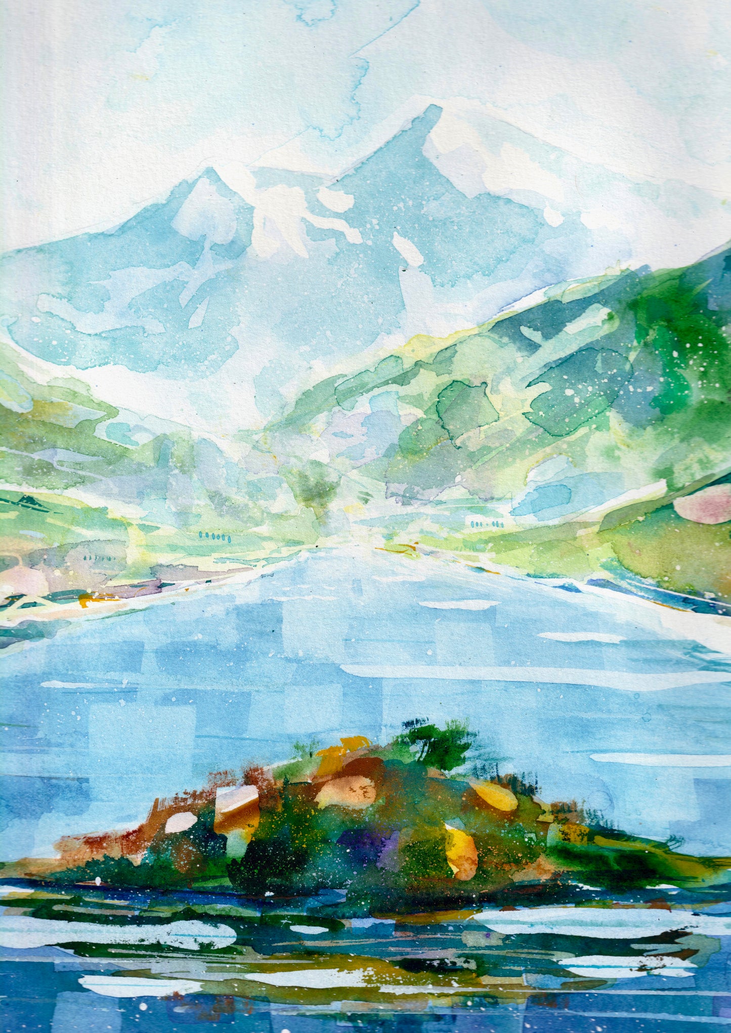 Across the bay (Original, Signed and Framed)