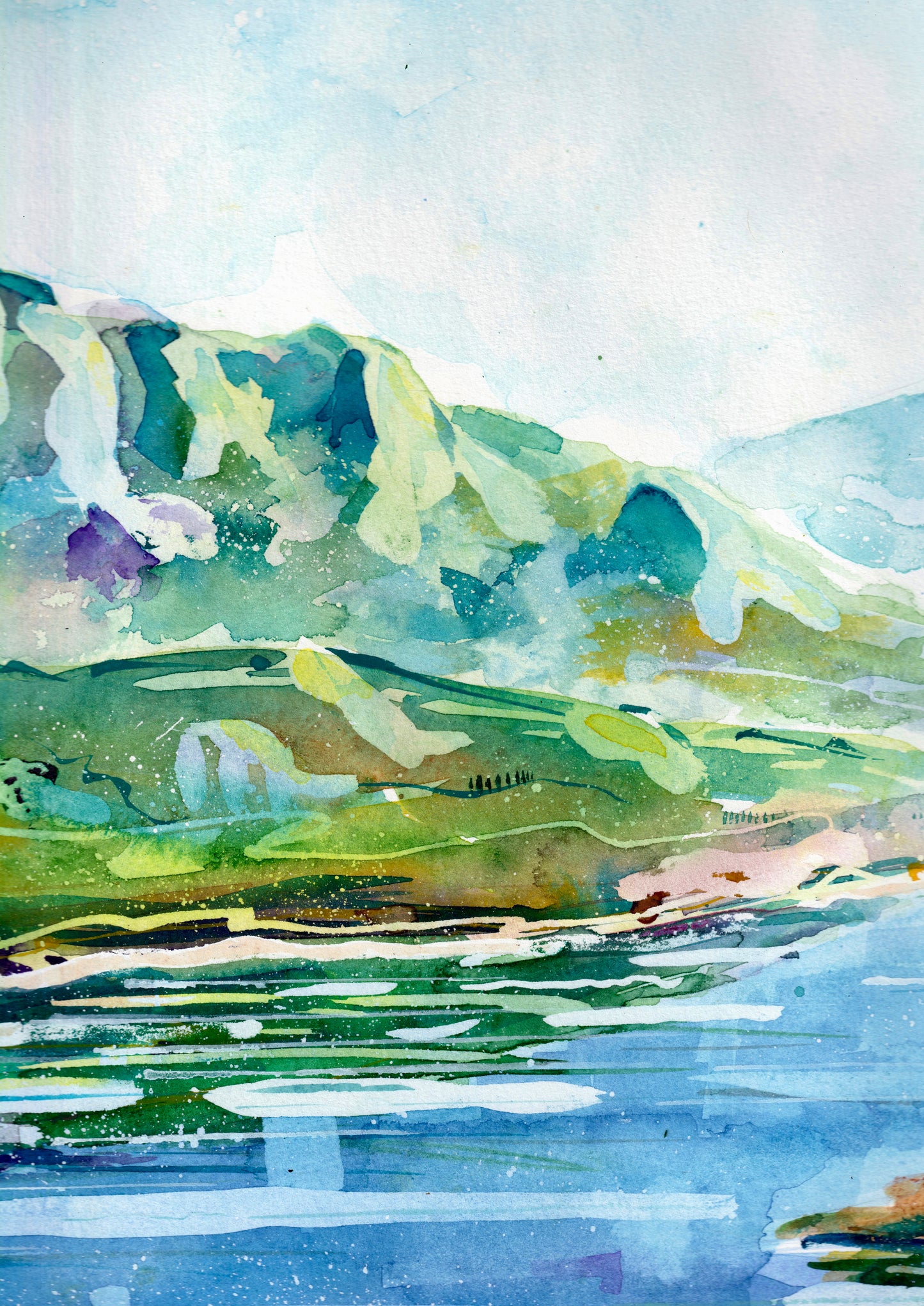 Across the bay (Original, Signed and Framed)