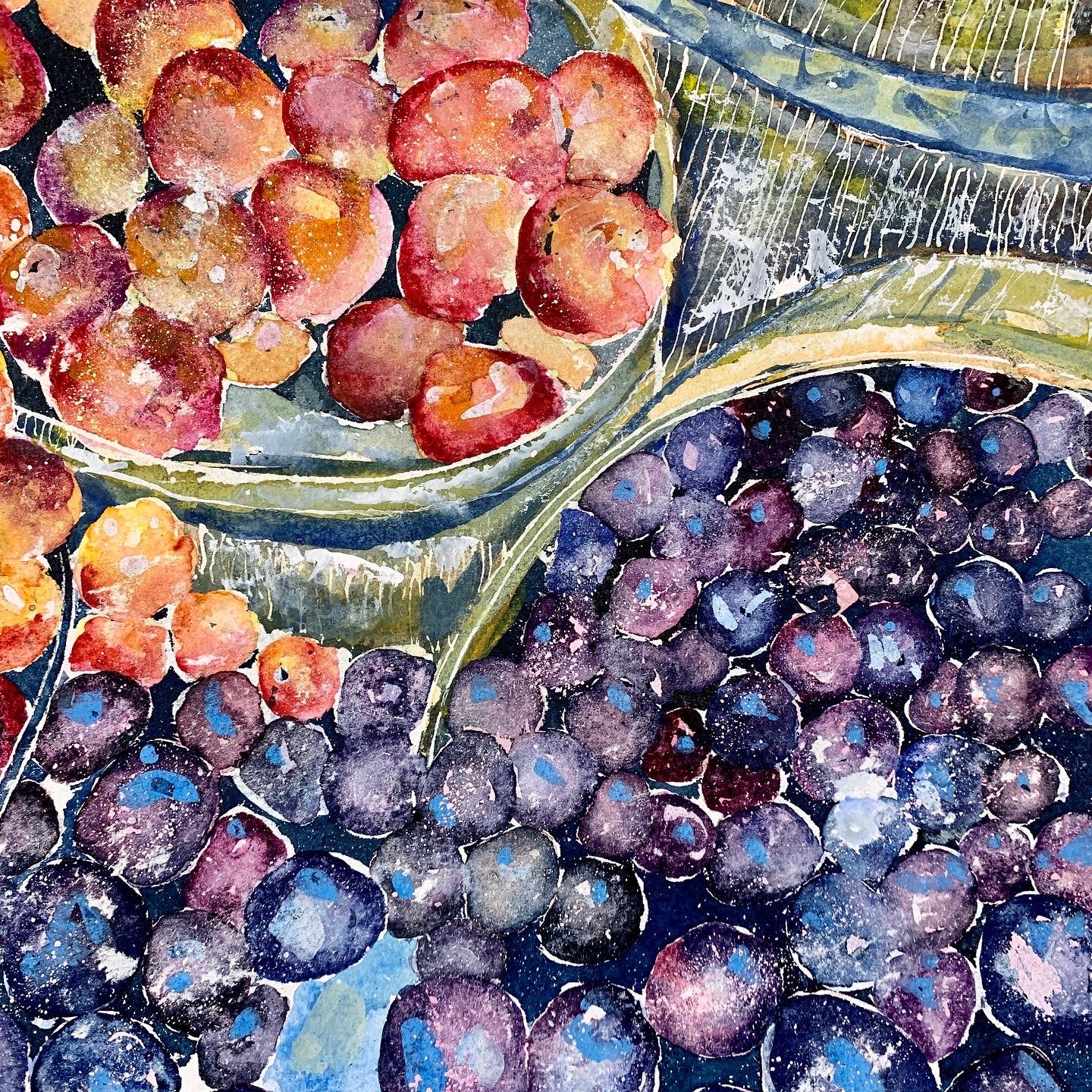 Fruit of the Late Summer (Original, Signed and Framed)