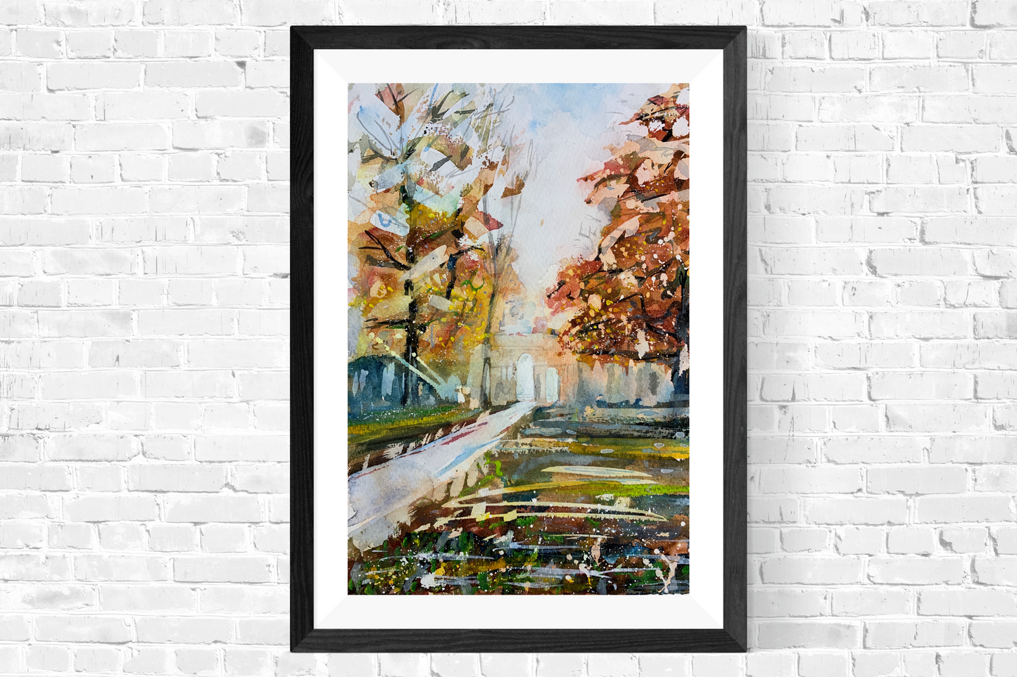 Yorkshire scene painted with Daniel Smith Extra Fine watercolours. A beautiful painting for a desirable interior scheme.