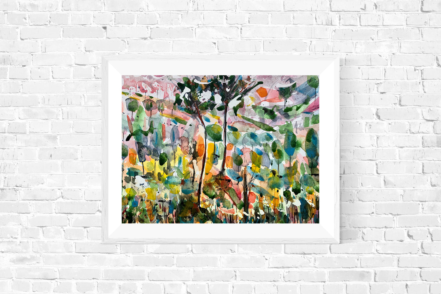 Mediterranean scene influenced by Henri Matisse