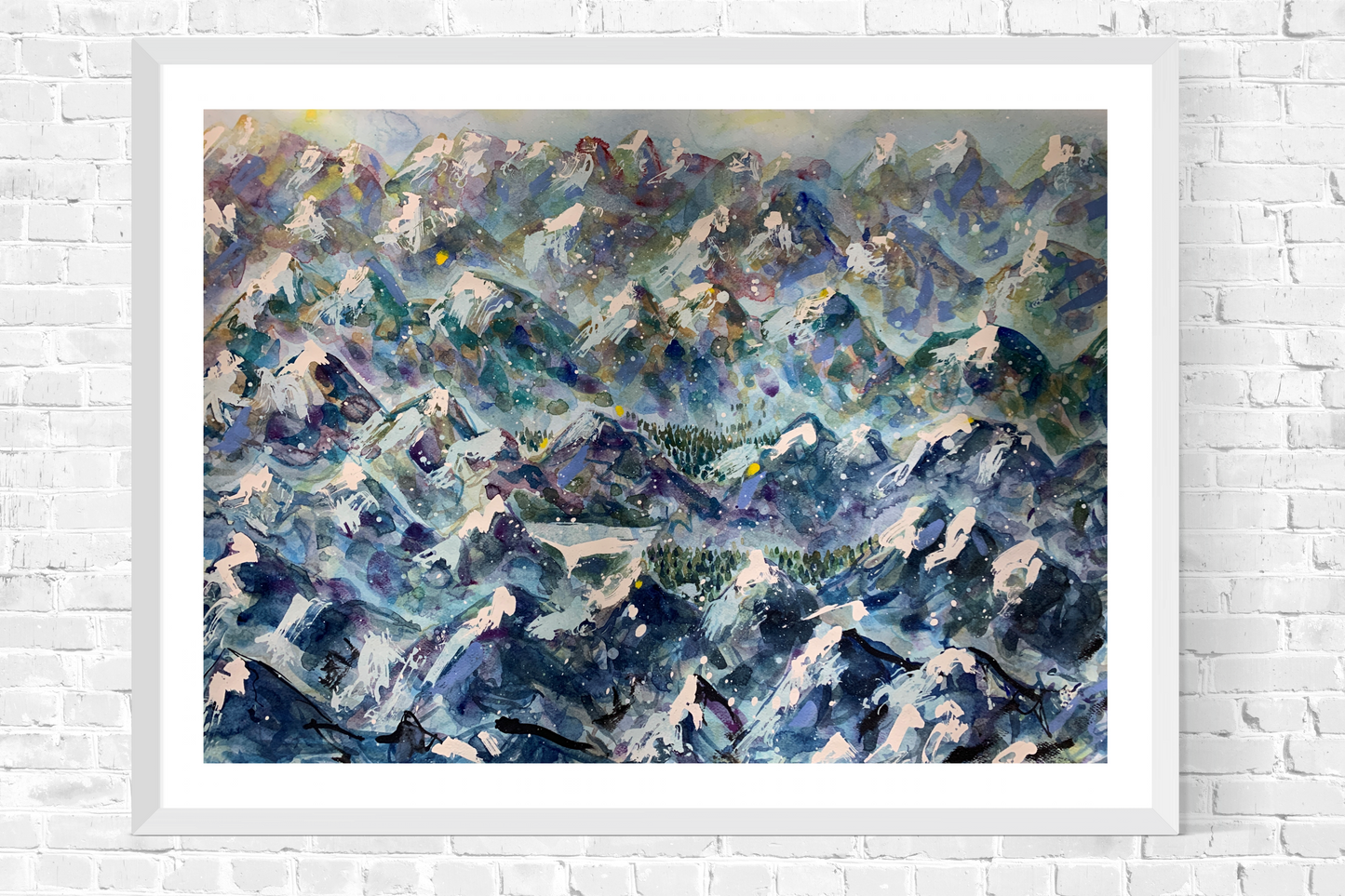 Be More Mountain (Original, Signed and Framed)