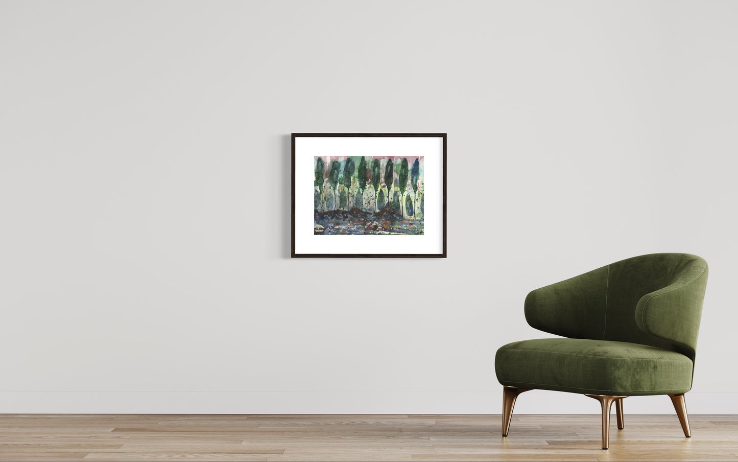 Autumn Poplars - Original Painting