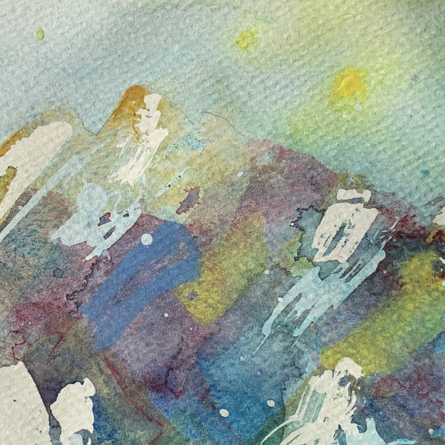 Be More Mountain (Original, Signed and Framed)