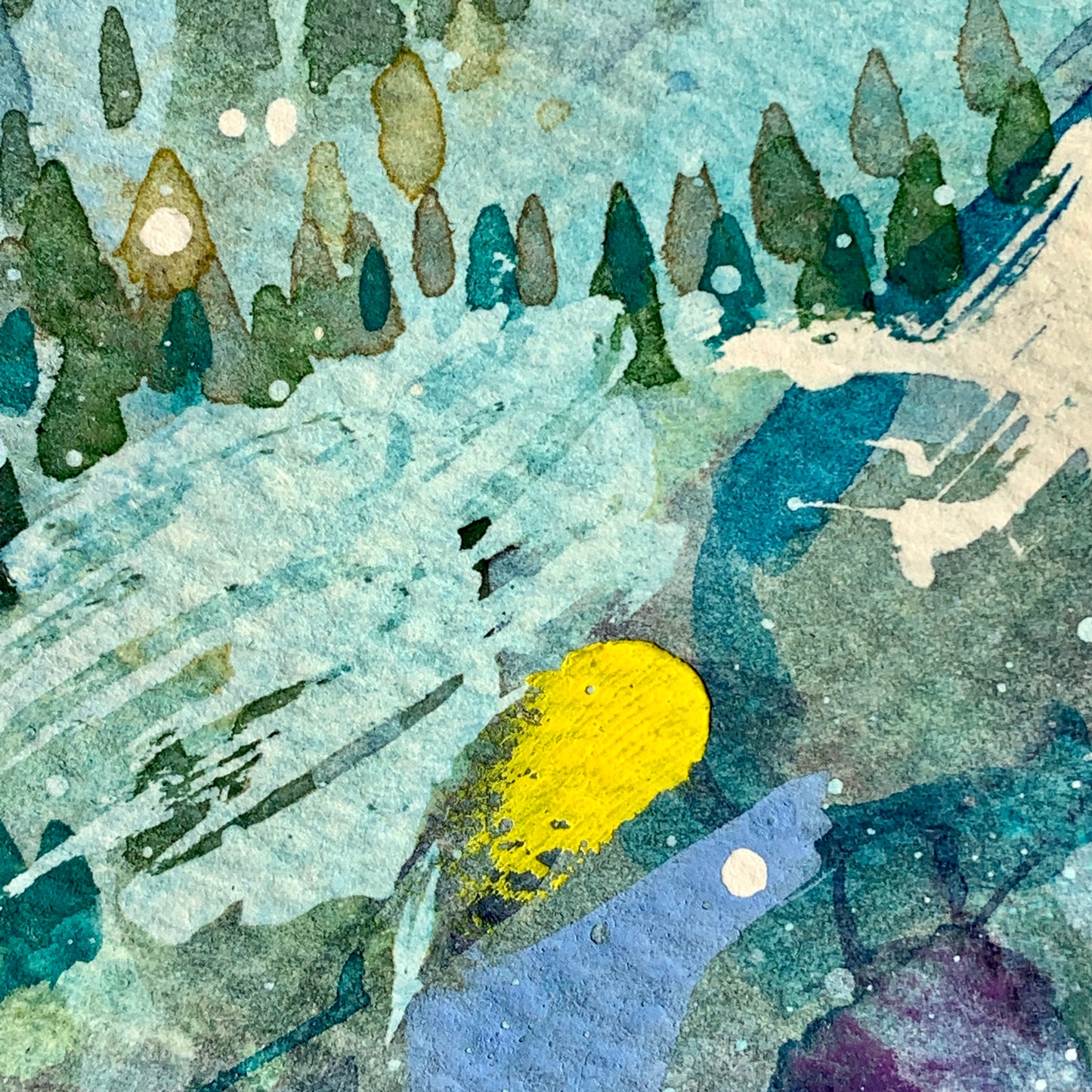 Be More Mountain (Original, Signed and Framed)