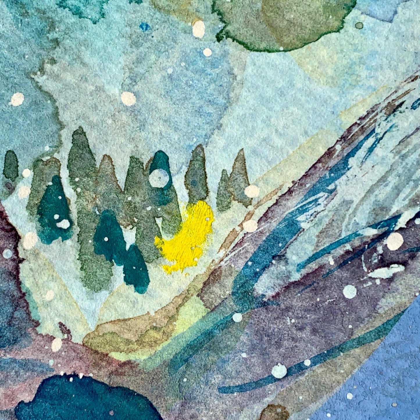 Be More Mountain (Original, Signed and Framed)