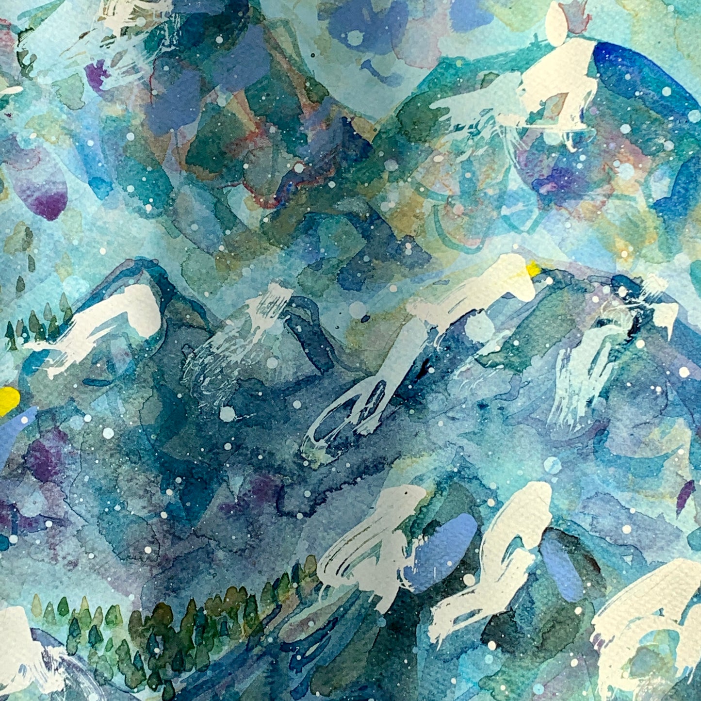 Be More Mountain (Original, Signed and Framed)