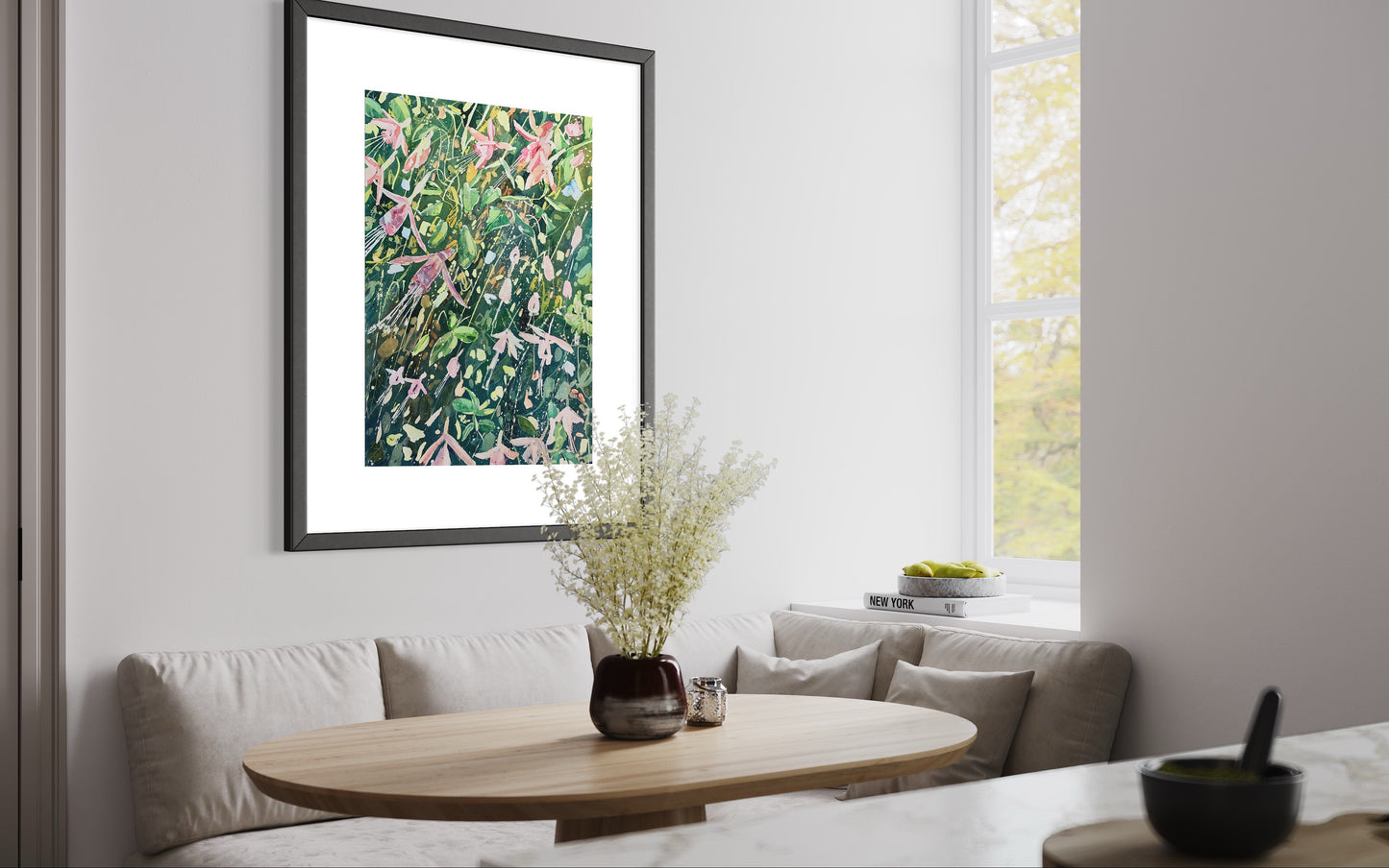 Moment of Flowers (Original, Signed and Framed)