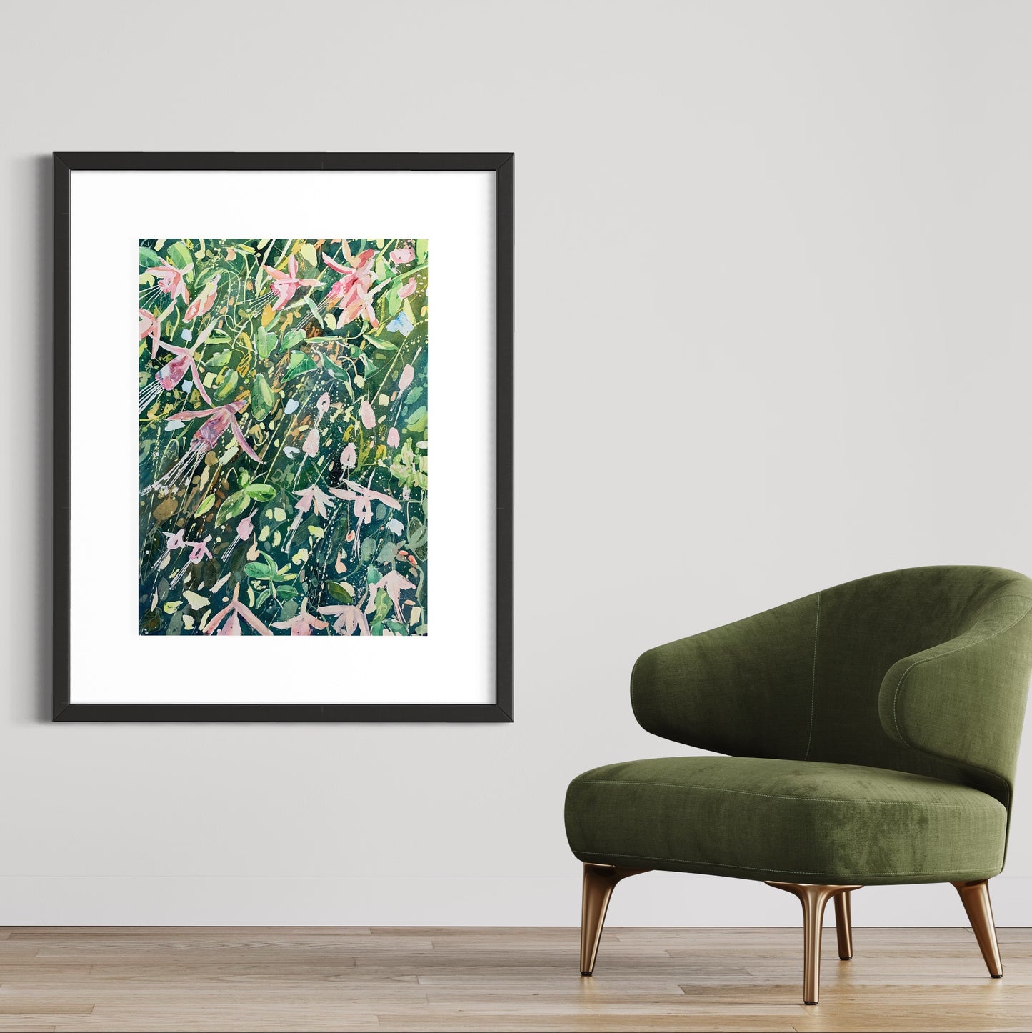 Moment of Flowers (Original, Signed and Framed)
