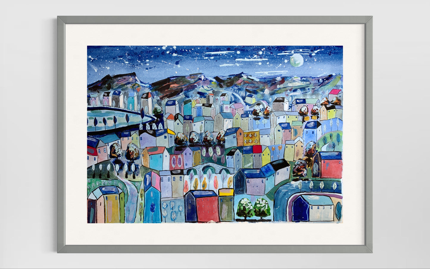 At Night. In Dreams. (Original, Signed and Framed)