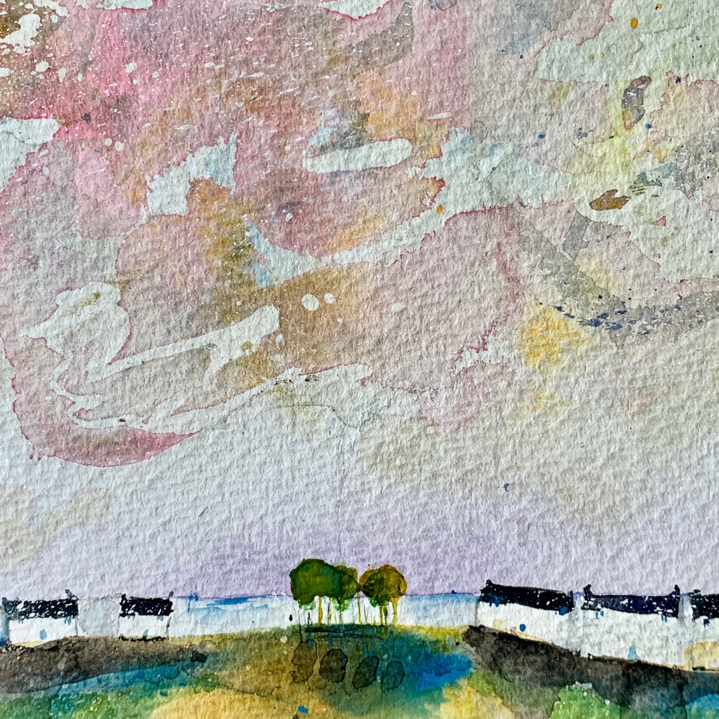 SALE - The Rain and The Sun (Original, Signed and Framed)