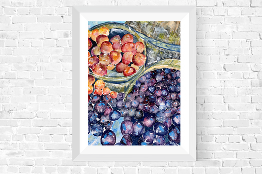 Fruit of the Late Summer (Original, Signed and Framed)