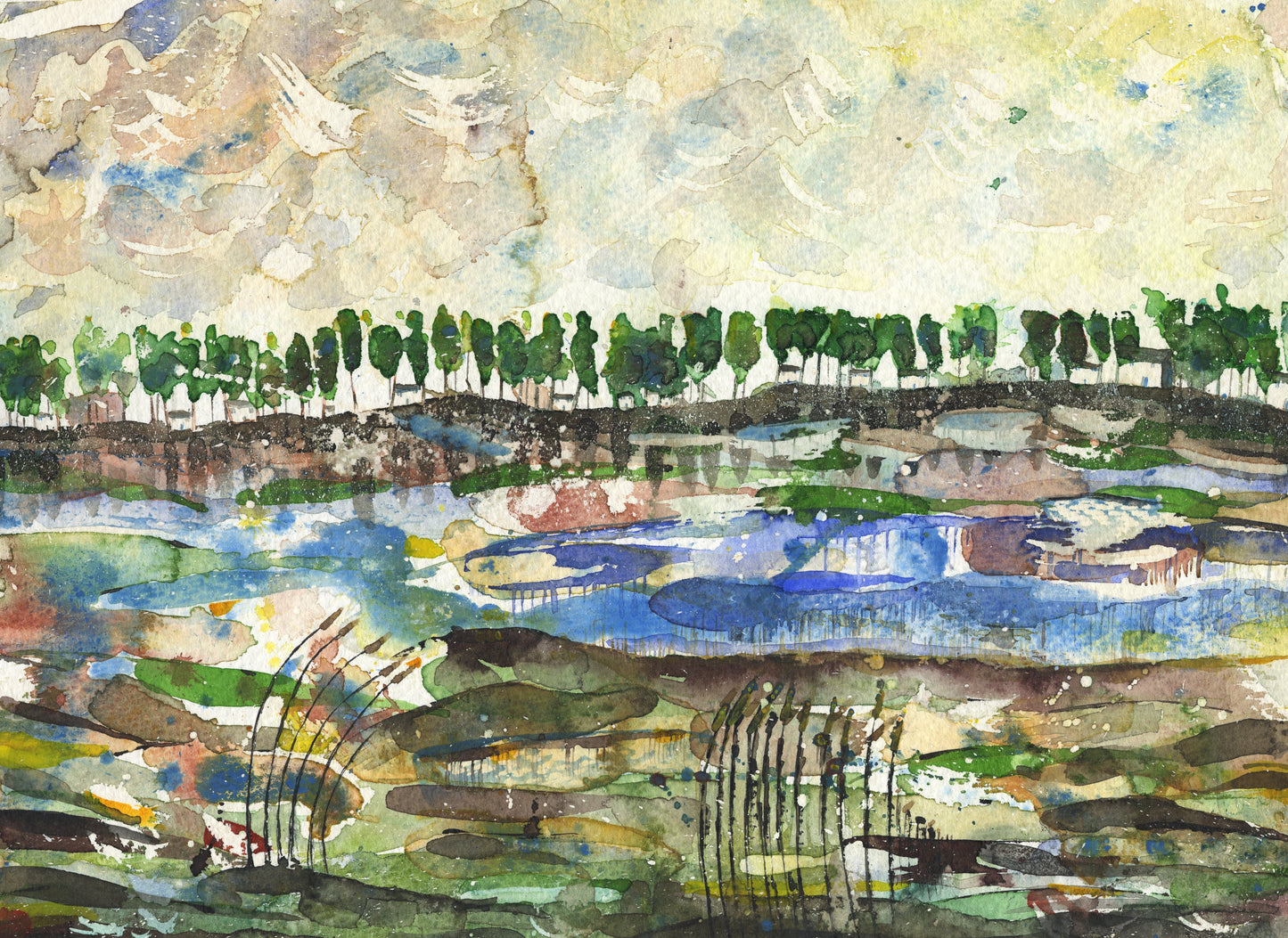 SALE - The Levels - Original Painting
