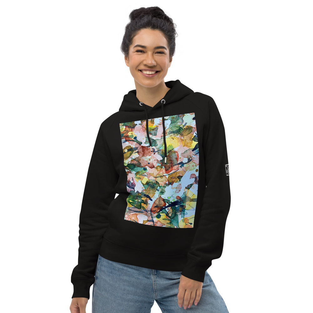 Organic Cotton Unisex Hoodie - Petals