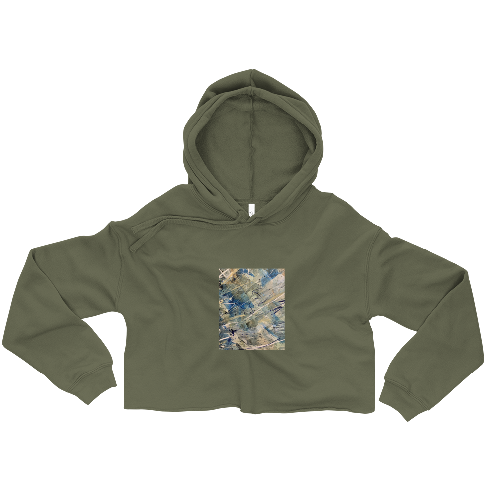Crop Hoodie - Beach Grass