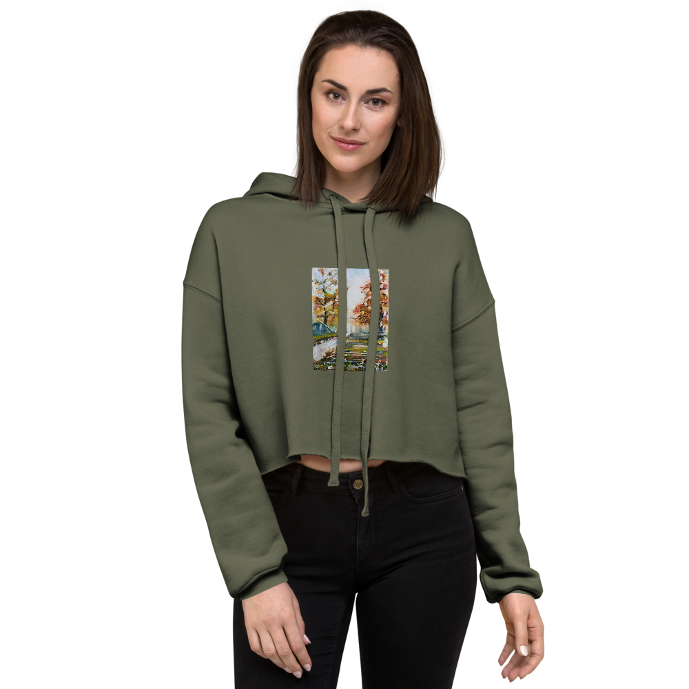 Crop Hoodie - Autumn