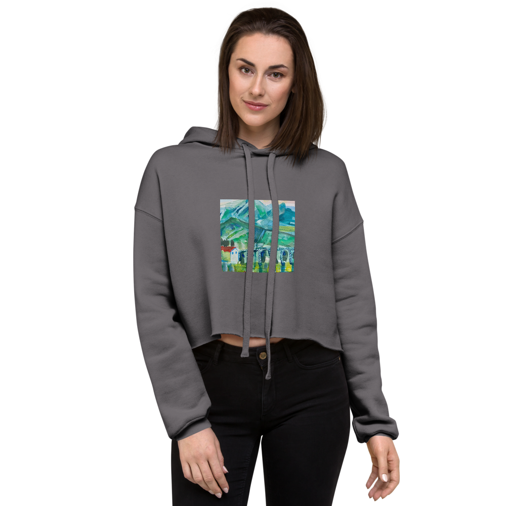 Crop Hoodie - The Peaceful