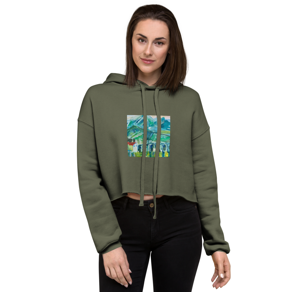 Crop Hoodie - The Peaceful