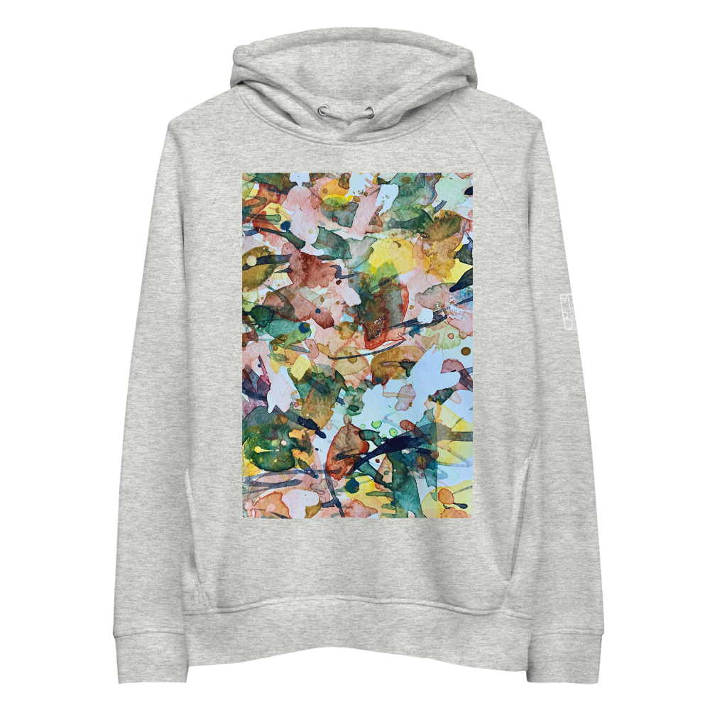 Organic Cotton Unisex Hoodie - Petals